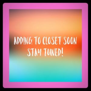 Adding in the upcoming week☺️